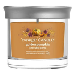 Yankee Candle 2652628E candela di cera Rotondo Zucca Arancione, Trasparente 1 pz
