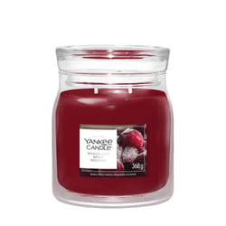 Yankee Candle Woodland Spice candela di cera Cilindro Fruttato, Spice Rosso 1 pz