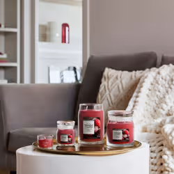 Yankee Candle Woodland Spice candela di cera Cilindro Fruttato, Spice Rosso 1 pz - Vista aggiuntiva 2