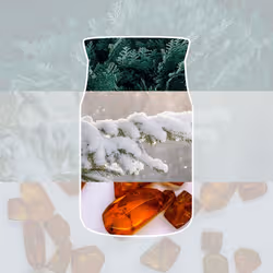 Yankee Candle Snow Kissed Pine candela di cera Cilindro Freschezza Bianco 1 pz - Vista aggiuntiva 3
