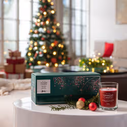 Yankee Candle Magical Christmas Moments Gift Set candela di cera Cilindro Floreale Multicolore 3 pz - Vista aggiuntiva 3