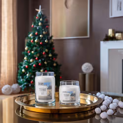 Yankee Candle Winter Walk candela di cera Cilindro Freschezza Bianco 1 pz - Vista aggiuntiva 2