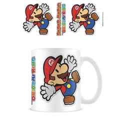 PYRAMID Paper Mario (Sticker) tazza Multicolore, Bianco Universale 1 pz