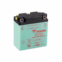YUASA YUASA Batteria YUASA convenzionale senza acid pack - 6N11A-4 Batteria senza pacco acido