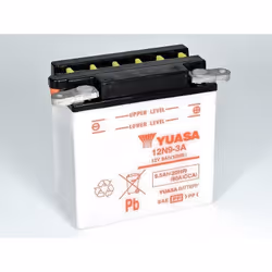 YUASA YUASA Batteria YUASA convenzionale senza acid pack - 12N9-3A Batteria senza pacco acido, dimensione 135 mm