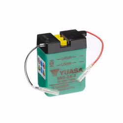 YUASA YUASA Batteria YUASA convenzionale senza acid pack - 6N2-2A-4 Batteria senza pacco acido, dimensione 70 mm