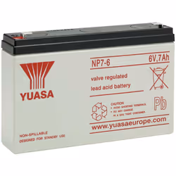 Batteria ermetica VRLA AGM tecnologia a ricombinazione dei gas, con il 99% dei gas interni ricombinati è utilizzabile sia uso ...