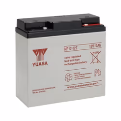Yuasa NP17-12I, Acido piombo (VRLA), 12 V, 1 pz, 17000 mAh, 6,1 kg, 76 mm