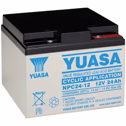 Batteria ermetica VRLA AGM tecnologia a ricombinazione dei gas, con il 99% dei gas interni ricombinati è utilizzabile sia uso ...
