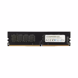 V7 4GB DDR4 PC4-19200 - 2400MHZ 1.2V DIMM X16 Modulo di Memoria per PC - V7192004GBD-X16, 4 GB, 1 x 4 GB, DDR4, 2400 MHz, 288 ...