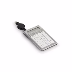 BakkerElkhuizen S-board 840 Numeric tastierino numerico PC USB Grigio chiaro, Bianco