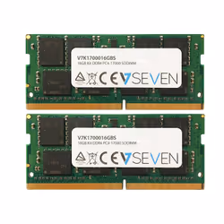 V7 16GB DDR4 PC4-17000 - 2133MHz SO-DIMM Modulo di memoria - V7K1700016GBS, 16 GB, 2 x 8 GB, DDR4, 2133 MHz, 260-pin SO-DIMM