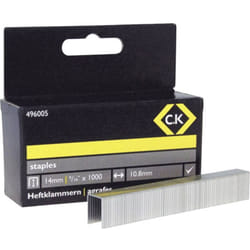 C.K 496005 Graffette tipo 140 1000 pz. Dimensioni (L x L) 14 mm x 10.5 mm