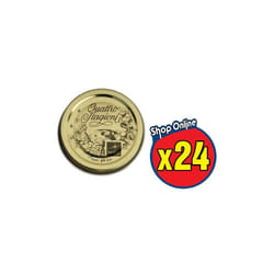 Bormioli Rocco - 24 coperchi 56 mm per barattoli quattro stagioni bormioli capsule diametro