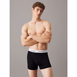 Calvin Klein 0000U2662G-001-M Pantaloncino Boxer Nero, Bianco