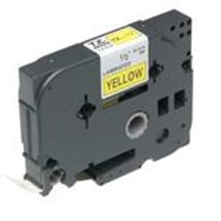 Brother TZ-651 nastro per etichettatrice Nero su giallo