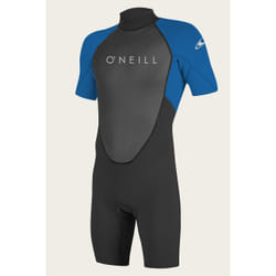 O'Neill Reactor II 2 mm Back Zip S/S Spring Nero, Blu, Grigio Tuta per muta