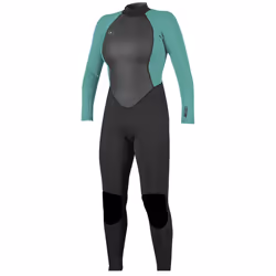 O'Neill Reactor II, Nero, Turchese, Monocromatico, Muta completa, Neoprene, Adulto, Femmina