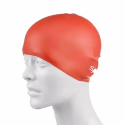 Speedo 70-9900004, Rosso, Berretto, Bambino, Nuoto, Silicone, 1 pz