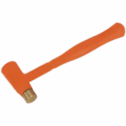 Sealey ottone volto martello 12ozbrass fronte shot-loaded teste producono anti-scintilla, controllato ed efficace colpi senza ...