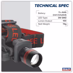 Sealey HT103LED torcia - Vista aggiuntiva 5