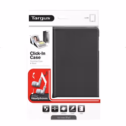 Targus Click-In Case + H/Phones, Cover, Apple, New iPad