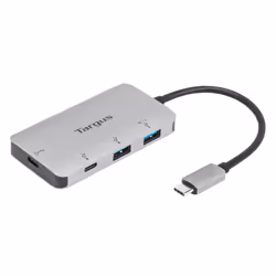 Targus ACH228, Argento, Cina, Thunderbolt 3 host, Windows, MacOS, Chrome OS, 85 mm, 45 mm