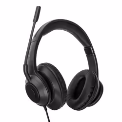 Targus AEH102GL cuffia e auricolare Cablato A Padiglione Musica e Chiamate USB tipo A Nero - Vista aggiuntiva 4
