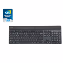 Targus Sustainable Energy Harvesting EcoSmart tastiera Universale Bluetooth AZERTY Francese Nero - Vista aggiuntiva 2