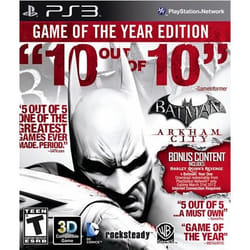 Warner Bros Batman: Arkham City, GOTY, PS3 PlayStation 3