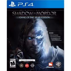 Warner Bros La Terra di Mezzo: L'Ombra di Mordor, GOTY, PS4, PlayStation 4, M (Mature), Supporto fisico