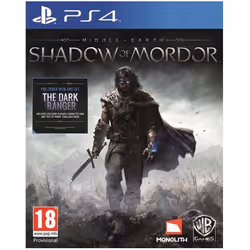 Warner Bros Middle-Earth: Shadow of Mordor + The Dark Ranger DLC, PlayStation 4, M (Mature)