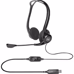 Logitech 960 Auricolare Cablato A Padiglione Musica e Chiamate USB tipo A Nero - Vista aggiuntiva 4