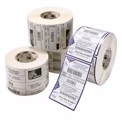 Zebra Z-Peform 1000D, Bianco, Permanent Adhesive, Etichetta continua, Rotolo, Carta, Termica diretta