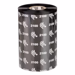 Zebra 2100 Wax, 450 m, 8,9 cm, Nero, Cera, 2,5 cm