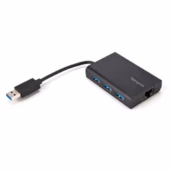 Targus ACH122EUZ hub di interfaccia USB 3.2 Gen 1 (3.1 Gen 1) Type-A Nero - Vista aggiuntiva 4