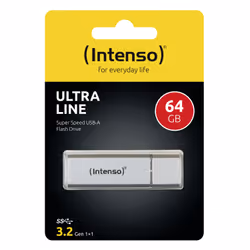 Intenso Ultra Line unità flash USB 64 GB USB tipo A 3.2 Gen 1 (3.1 Gen 1) Argento - Vista aggiuntiva 4