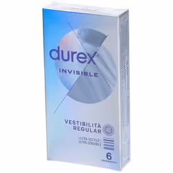 Durex® Love Sex Invisible Ultra Sottile 6 pz Preservativi