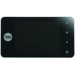 Yale - Spioncino Elettronico Digitale Auto-Imaging 45-4500-1440-00-60-01, Argento, Visualizzazione dal Vivo, Telecamera di Alta Qualità, Angolo di