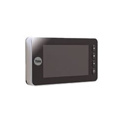 Yale - Spioncino elettronico Autoimaging 45-5800-1443-00-6011 Argento, Registra immagini/video, Campanello, Visualizzazione dal vivo , Rilevamento