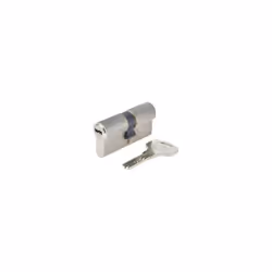 Cilindro serie 1000 nichelato 40x50mm, 6 perni, 4 chiavi reversibili. Con un sistema a 6 pin e 4 chiavi reversibili, questo c ...