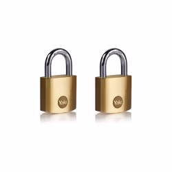 Yale Y110B/30/115/2, Lucchetto convenzionale, Blocco tasto, Ottone, Ottone, 1 pz, 3 pz