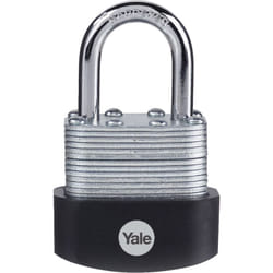 Yale - Lucchetto in acciaio laminato di alta sicurezza Y125B/40/122/1 corpo 40mm, arco in acciao indurito, 3 chiavi