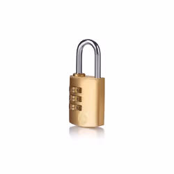 Yale Y150B/30/125/1, Lucchetto convenzionale, Blocco di combinazione, Ottone, Ottone, A forma di U, 3 cifre