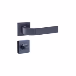 Maniglia della porta quadrata 7, nera, YALE Bologna, chiusura a pulsanteUn design moderno per adattarsi ai vostri interni.Le ...