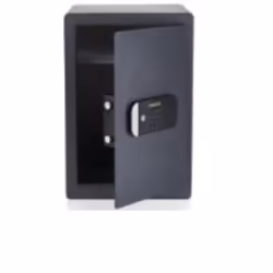 Yale YSFM/520/EG1, Cassetta di sicurezza portatile, Nero, Codice, Lettore di impronta, Chiave, 49,8 L, Pavimento/parete, 520 ...