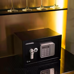 Yale YSG/200/DB2 cassaforte Cassaforte indipendente 8,6 L Acciaio Nero - Vista aggiuntiva 4