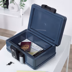 Yale YFWC/154/KB1 cassaforte Cassetta di sicurezza portatile 4 L Plastica Grigio - Vista aggiuntiva 8