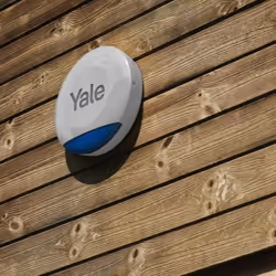 Yale Outdoor Siren Sirena wireless Esterno Blu, Grigio