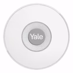 Yale Indoor Siren, Sirena wireless, Interno, 1000 m, 868 MHz, 85 dB, Grigio, Bianco